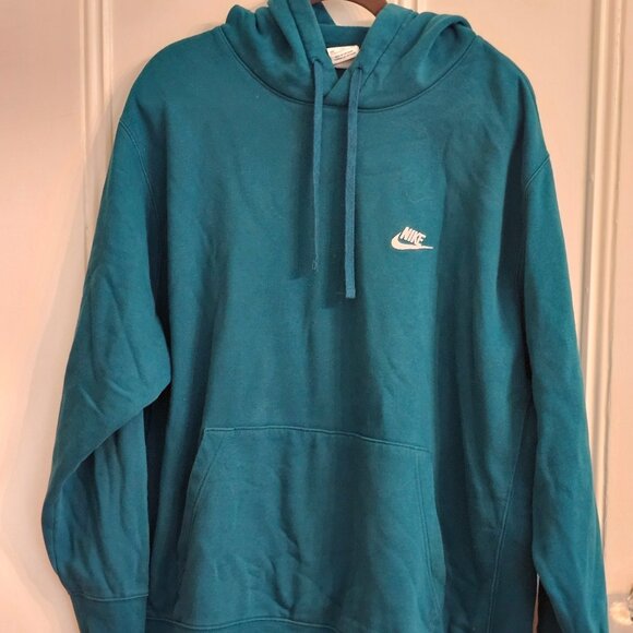 Nike Other - Men's Nike Club Pullover Fleece Hoodie - Teal - Sz XXL